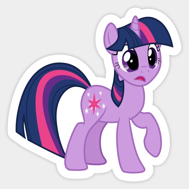 This was not part of Twilight Sparkle’s plan Sticker by CloudyGlow